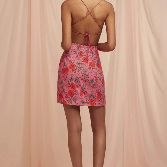 Finders Keepers Hana Floral Mini Dress Size S - Picture 3 of 10